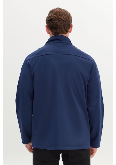 AC&Co / Altınyıldız Classics Erkek Lacı Sıcak Tutan Comfort Fit Rahat Kesim Dik Yaka Mont Lacı Lacivert