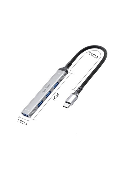 Type-c To Usb 3.0 4 Port 3 Usb 2.0 Ve 1 Usb 3.0 Çoklayıcı Hub