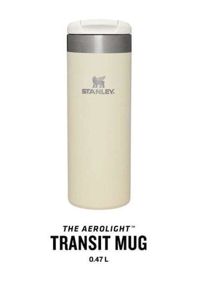 Stanley The Aerolight Transit Termos Bardak 0.47 Lt Krem