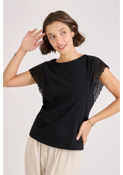Fashion Friends Bayan Bluz 25y1203k1 Siyah Siyah
