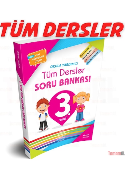3.Sınıf Tüm Dersler Soru Bankası + Yaprak Test Set Element
