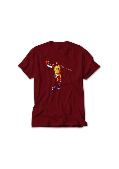 Lebron James Color Kırmızı Tişört Kırmızı
