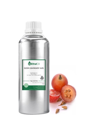 Etheloil Üzüm Çekirdeği Sabit Yağı 1 KG
