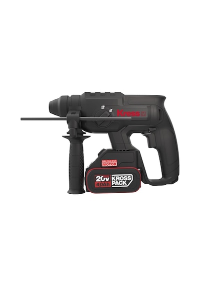Kress Ku390.4 20volt 4.0ah. 2.0j Li-ion Çift Akülü Şarjlı Kömürsüz Profesyonel Sds-plus Pnömatik Kırıcı/delici