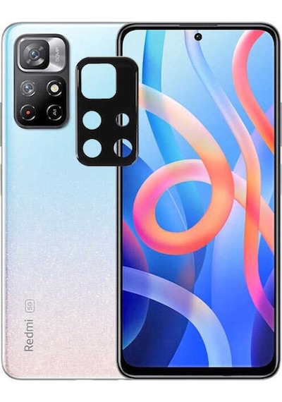 Xiaomi Redmi Note 11 3D Kamera Lens Koruma Camı Siyah
