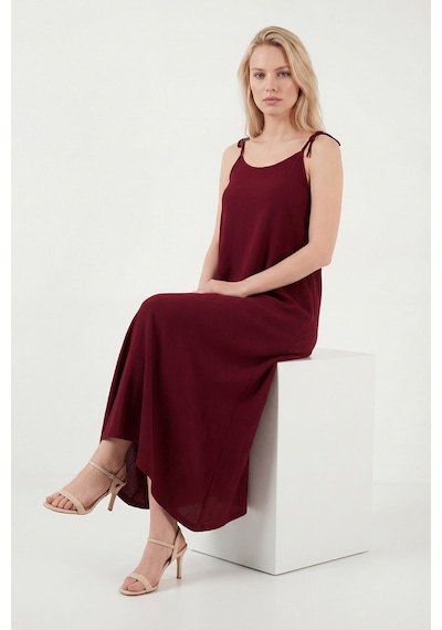 Lela Bayan Elbise 5865732 Bordo Bordo