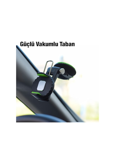 Ally 360 Dönebilen Torpido Üstü Vakumlu Araç Oto Telefon Tutucu