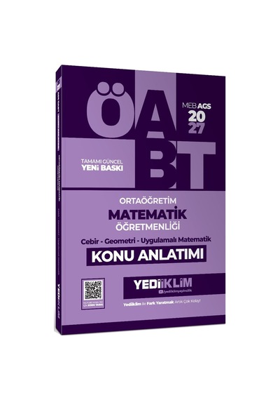 Yediiklim 2027 Meb Ags Öabt Ortaöğretim Matematik Öğretmenliği Cebir Geometri Uygulamalı Matematik Konu Anlatım-169729