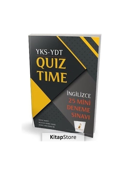 YKS YDT İngilizce Quiz Time 25 Mini Deneme -  Pelikan Yayınları
