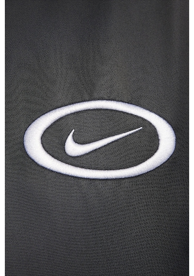 Nike Dna Crew Woven Loose Fit Basketball Jacket Erkek Bol Kesim Cıt Cıt Kapamalı Spor Ceket Siyah Siyah
