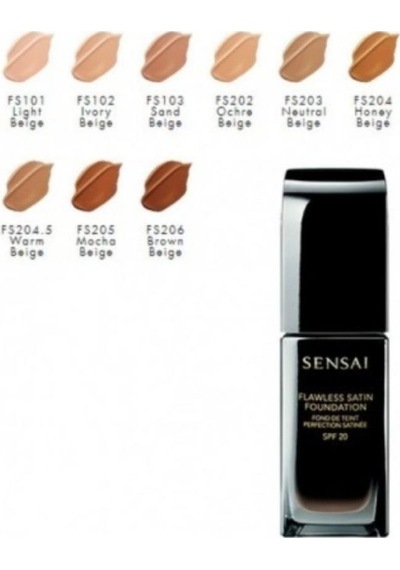 Sensai Flawless Satin Foundation SPF20 FS203 Neutral Beige