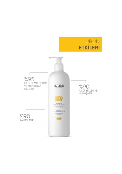 Babe 10% Urea Repairing Lotion 500ml - %10 Üre İçeren Onarıcı Vücut Losyonu