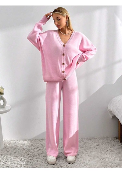 Sayzen Your Shine Basic Hirka Pantolon Alt-üst Takim Sy-2513 Pembe