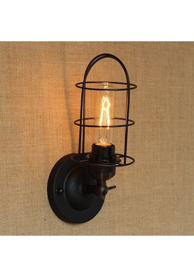 RİOLİGHT RETRO KAFES HAREKETLİ BAŞLIK METAL DUVAR APLİK Diğer