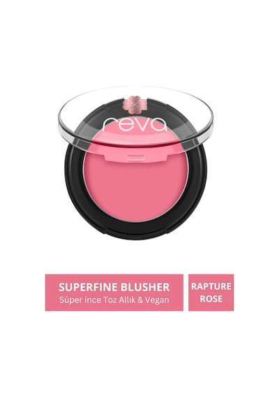 Süper Ince Toz Allık - Superfine Blusher Rapture Rose - No: 701 - Vegan & Temiz Içerik Açık Pembe