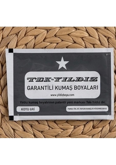 34 - Kumaş Boyası Kurşuni Koyu 11 Gr 10