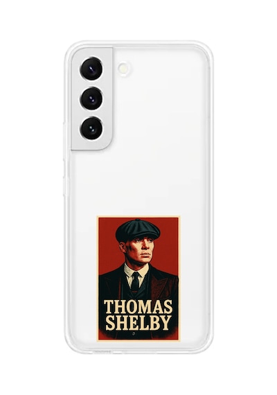 Samsung Galaxy S22 Uyumlu Thomas Shelby Afiş Baskılı Silikon Kılıf Renkli
