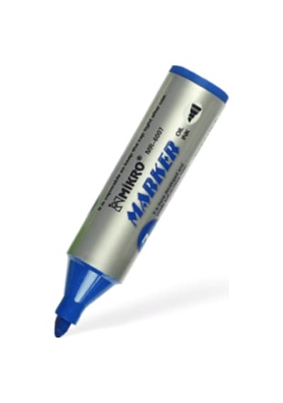 Mikro Jumbo Marker Kalem 7.0mm Mavi - 2 Adet 003 Mavi