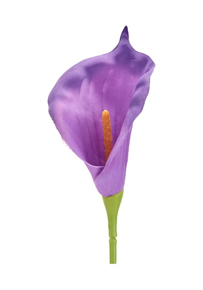 Deco Yapay Zambak Çiçeği - Mor - 60 Cm Çok Renkli
