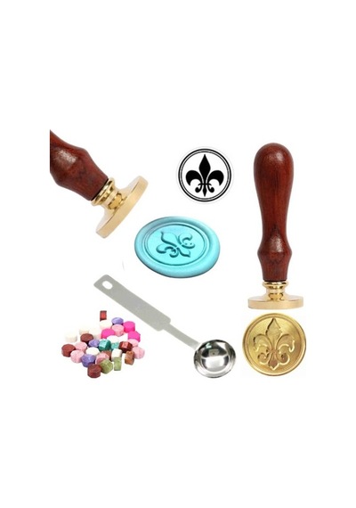 Mektup Damga Mühürü Royal Seal + 30 Mühür Mumu + Eritme Kaşığı
