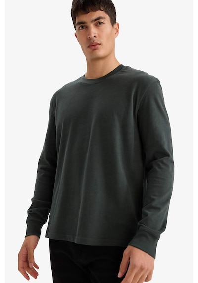 Defacto %100 Pamuk Uzun Kollu Body F8733ax26spgn827 Yeşil-gn827