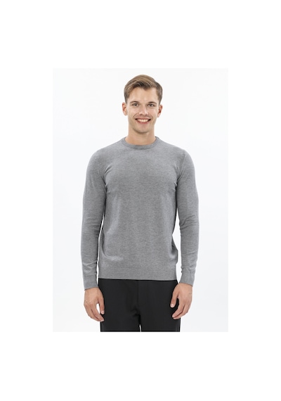 Erkek Düz Soft Touch Kazak 2522201101.coroyr Gri