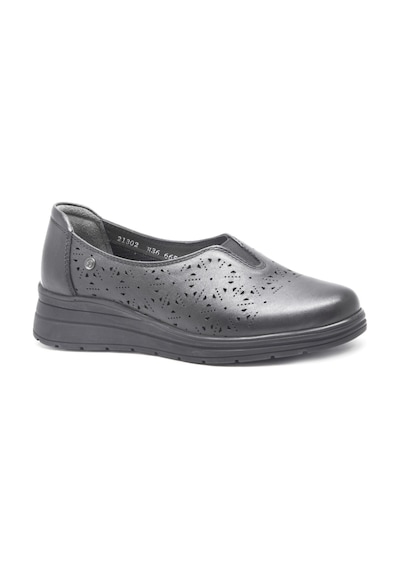 Forelli Mels 21302 Siyah Bayan Ayakkabı Comfort Siyah