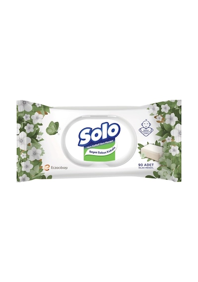Solo Beyaz Sabun Kokulu Mendil 1x90 10'lu Set