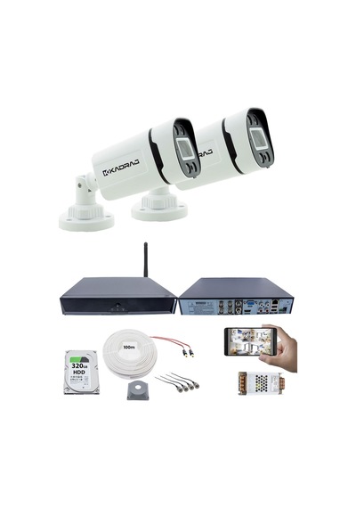 2 Kameralı Güvenlik Seti - 5mp Sony Seculens Kdj-2s-4w-p-v1