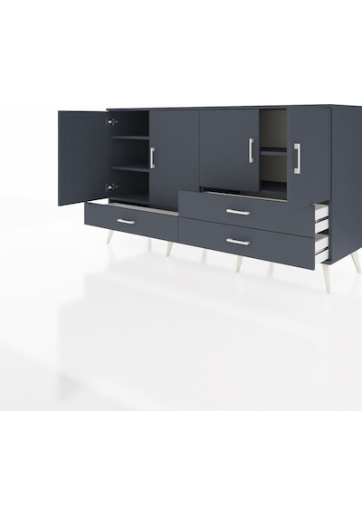Hyperion Konsol 5 Raflı 3 Çekmeceli 4 Kapaklı 176x44x99 Antrasit- Antrasit-antrasit Hyperion Konsol 5 Raflı 3 Çekmeceli 4 Kapaklı 176x44x99 Antrasit- Antrasit-antrasit