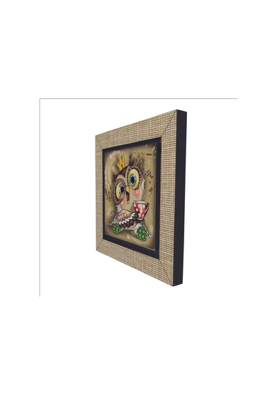 Baykuş Baskılı Mdf Magnet 7x7 62