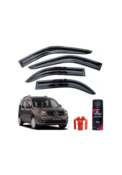 Caraks Mercedes Citan Mügen Cam Rüzgarlığı 2013 Sonrası 4'lü Takım + Koku