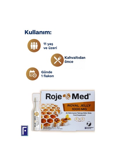 Royal Jelly 1000 Mg Arı Sütü Fresh Vitamin C & E 10 Shot 2'li Avantaj Paketi