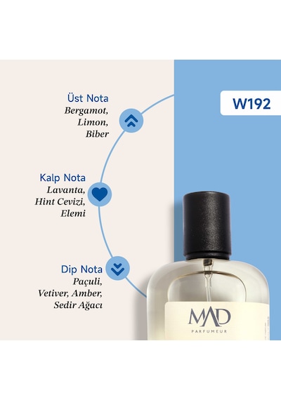 Mad W192 Selective Erkek Parfüm EDP 50 ML