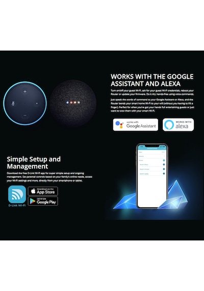 D-link Dır-x1560 Exo Serisi Kablosuz Ax1500 Wi-fi 6 Dual Band Mesh Router