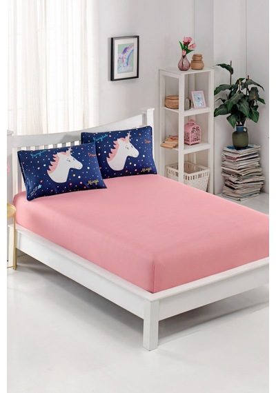 Eponj Home Pes Lastikli Çarşaf Seti Tek Kişilik Magicunicorn Laci Laci