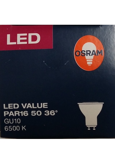 Osram 4.5 W Gu10 Duylu Led Ampul 6500 K Beyaz Işık 10 Lu Paket Osram 4.5 W Gu10 Duylu Led Ampul 6500 K Beyaz Işık 10 Lu Paket