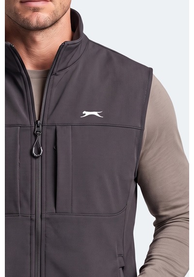 Slazenger Corven Erkek Softshell Koyu Gri Yelek Slazenger Corven Erkek Softshell Koyu Gri Yelek