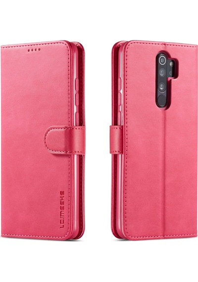 Xiaomi Redmi Note 8 Pro İçin Lc.ımeeke Pu Deri Şık Kapaklı Cüzdan Kılıf
