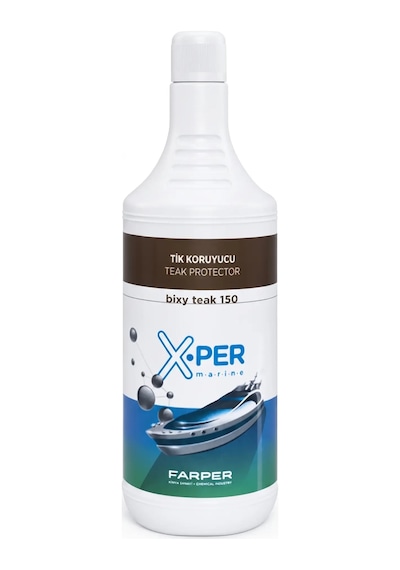 X-per Marine - Tik Koruyucu Bixy Teak Protector 150 1 L : Altın Tonlarını Koruyan, Yağ Ve Leke İtici Profesyonel Kalkan