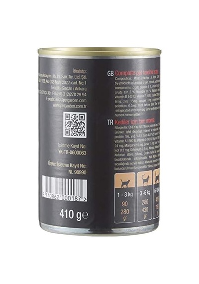 Rokus Dana Etli Konserve Kedi Maması, 410 Gr