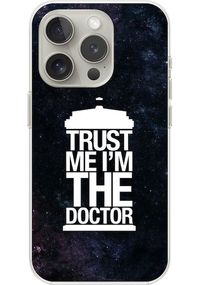 Apple Uyumlu iPhone 13 Pro Şeffaf Kılıf Doctor Who Tasarımlı
