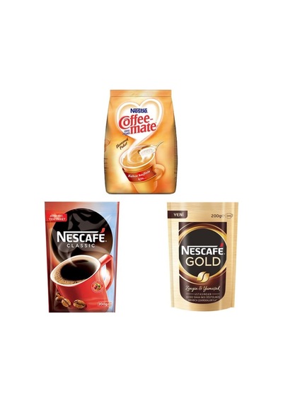 Nescafe Classic 200 G + Nescafe Gold 200 G + Coffee Mate 500 G