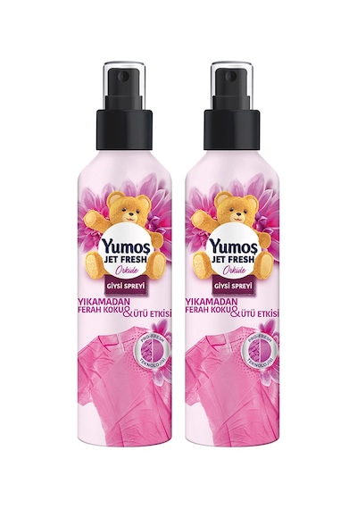 Yumoş Jet Fresh Giysi Spreyi Orkide 2 x 200 ML