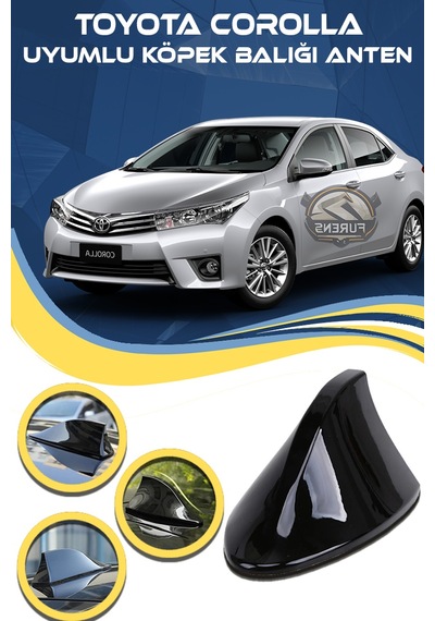 Toyota Corolla Uyumlu Oto Balık Sırtı Anten Elektrikli Köpekbalığı Balina Tavan Anteni