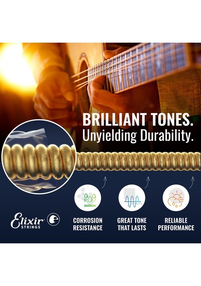 Elixir Akustik Bronz Nano Tel 012/053 3'lü Paket