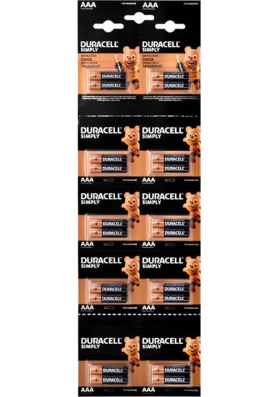 Duracell Simply Kalem Pil Alkaline Aa 20li Kartela