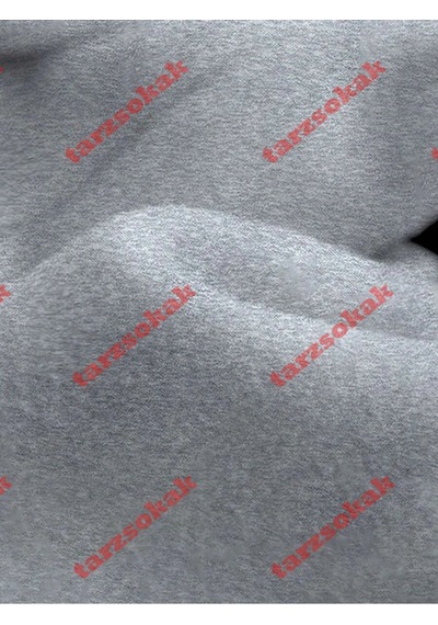Startmore Manhattan New York Kelimeler Baskılı Erkek Kapüşonlu Üstleri Sonbahar Bol Sweatshirt Hip Hop Gri