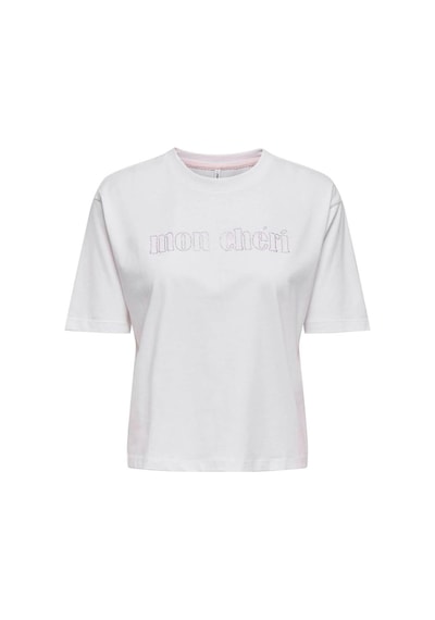 Only Onlrhıne Beyaz Kadın T-shirt 15368901 Beyaz