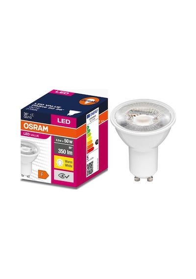 Osram Par16 4,5W (50W) Tasarruflu Starter Ayak Çanak Ampul 2700K(336962233)